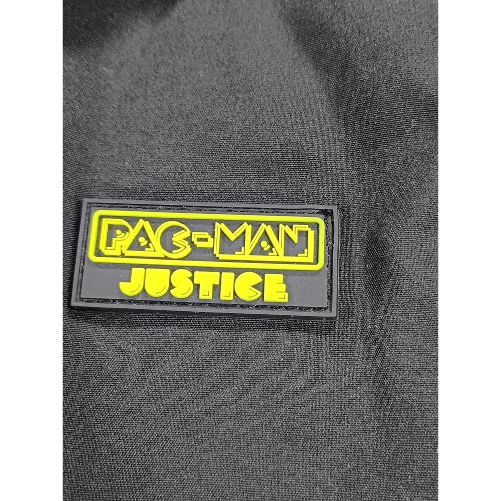 Justice Girls Pac-Man Zip Romper Black XL Plus 16P/18P Neon Accents